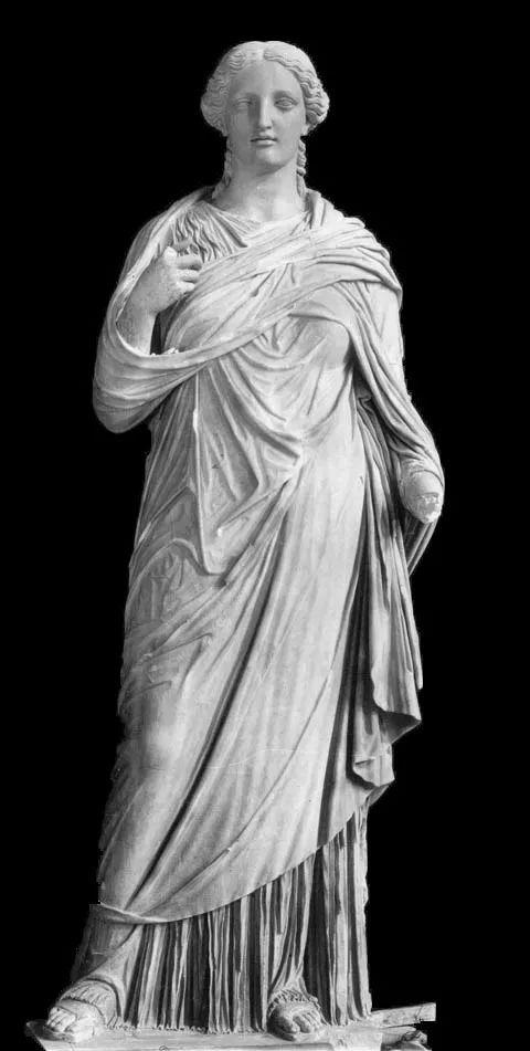 女性大理石雕像 Female statue